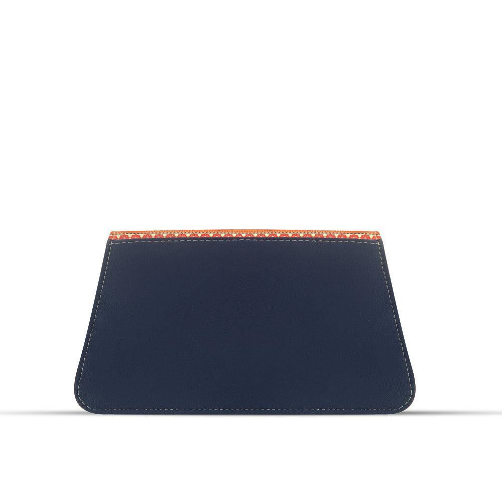Chic Multicolor PU Leather Clutch