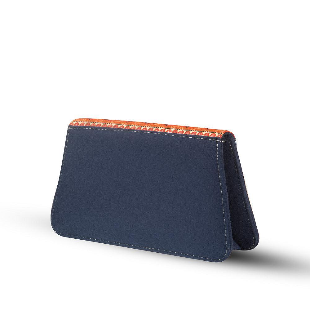 Chic Multicolor PU Leather Clutch