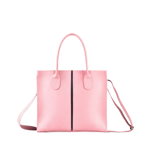 Velo Pink PU Leather Shoulder Bag