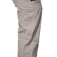 Gray cargo pants on a white background